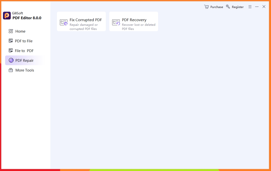 PDF Editor merge split and repair related tools