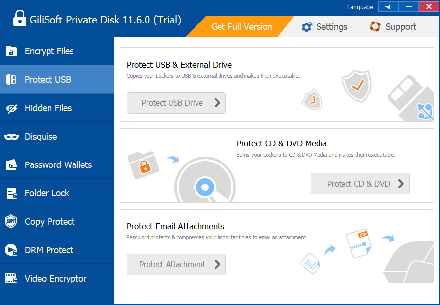 Private Disk portable protection tools