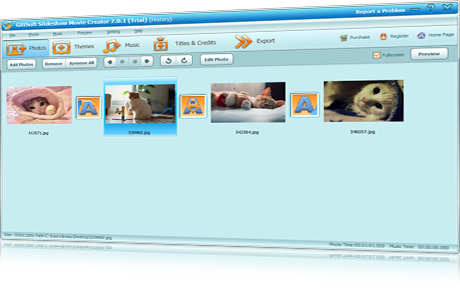 What you can imagine, you can have it all with GiliSoft Slideshow Movie Creator.