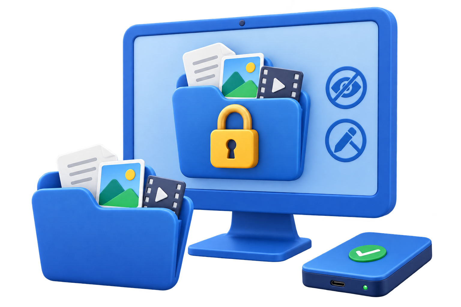 GiliSoft File Lock Pro protection illustration